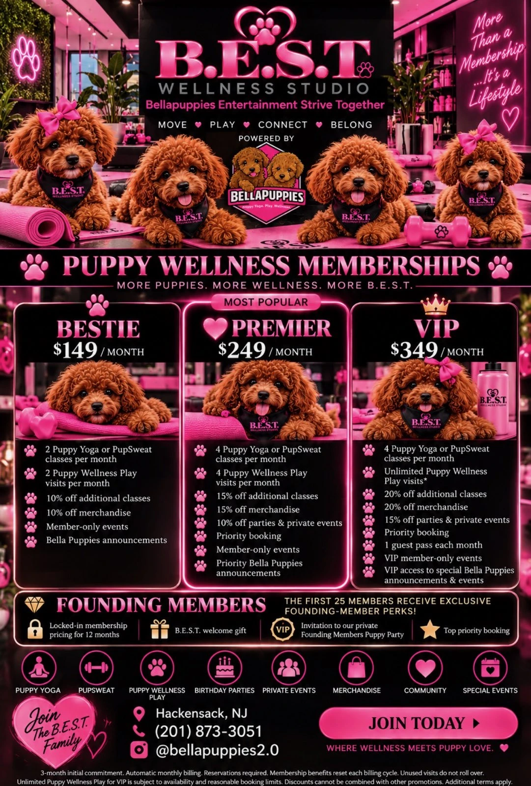B.E.S.T. Wellness Studio memberships and pricing